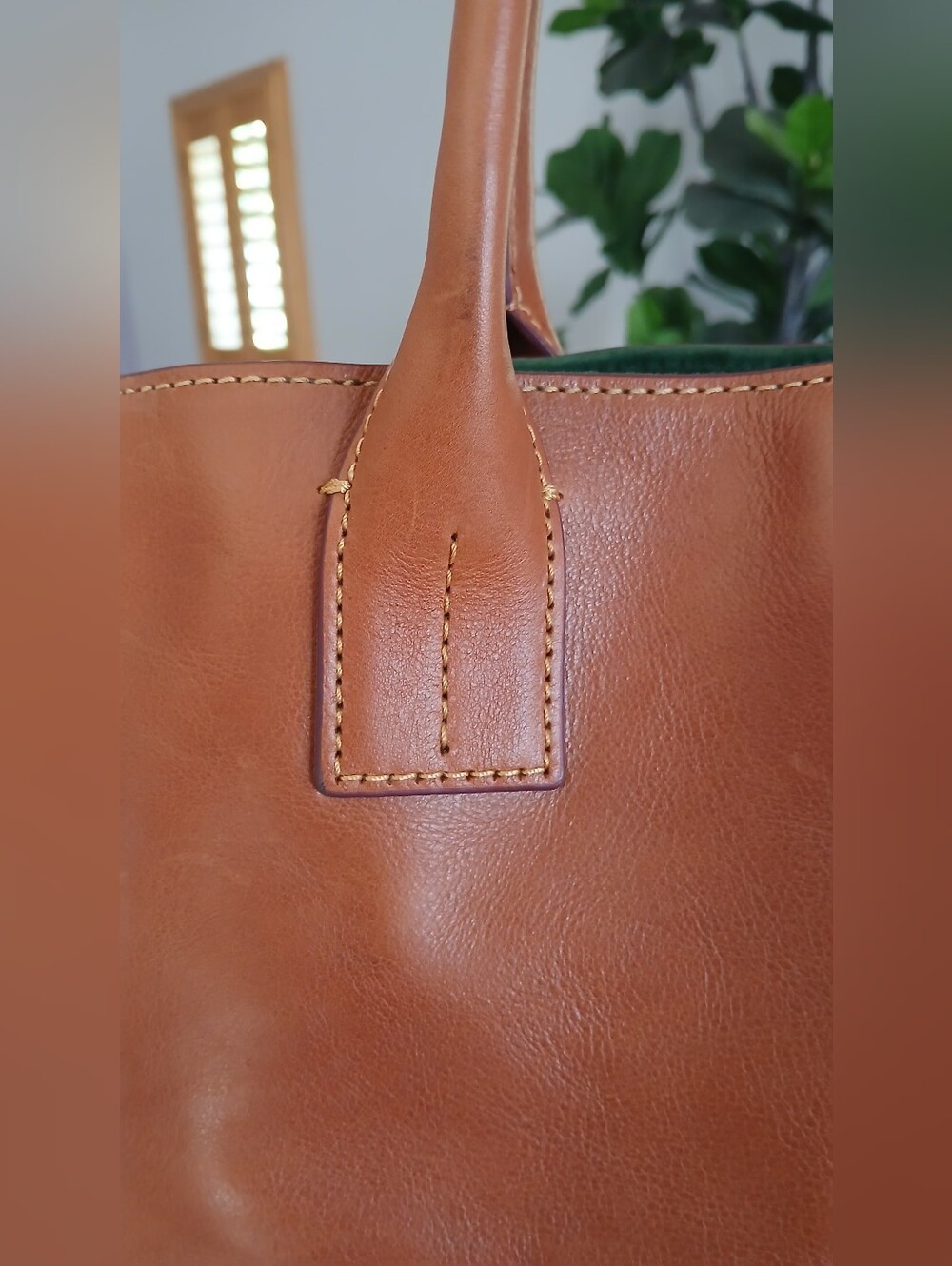 Dooney & Bourke Florentine Rusell Leather Tote Bag - Picture 5 of 14
